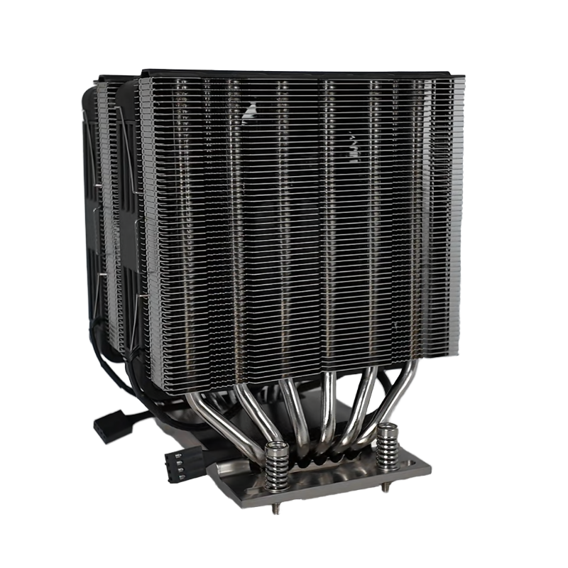 New SP6 Leopard CPU Server Radiator 4U Dual Tower Dual Fan 6 Heat Pipe Silent air Cooling