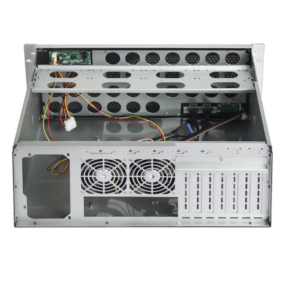K435DF 4U ATX Rackmount Chassis with Temperature LCD