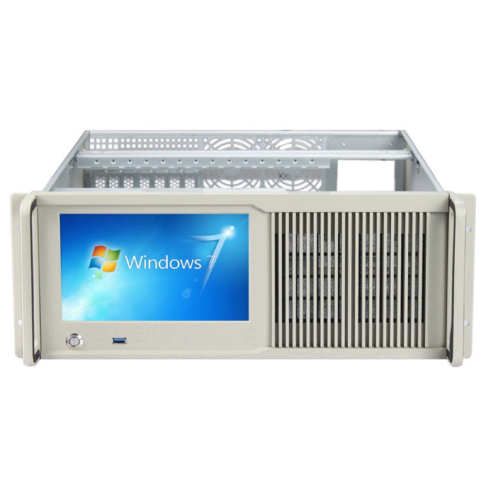 K445LC 4U ATX Rackmount Chassis with 8.9-inch Touch Display
