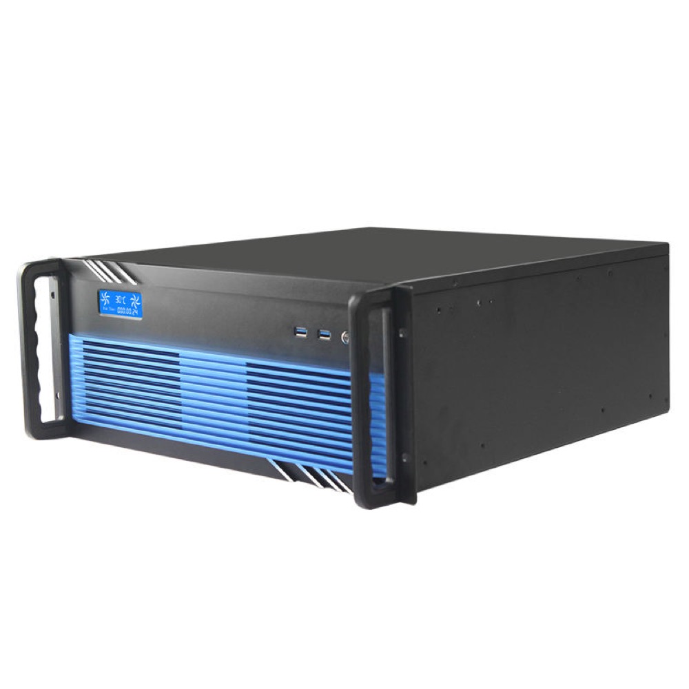 K446E 4U Rackmount Chassis with Temperature LCD