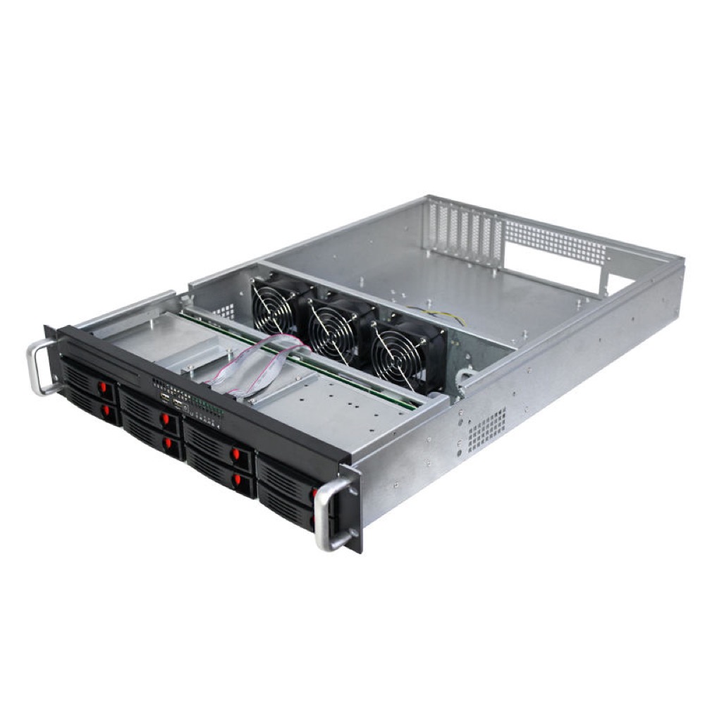 R266-8 2U Hot-Swap SATA/SAS Chassis with 10-Bay Storage