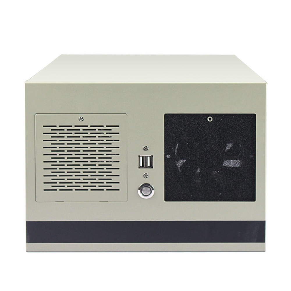 Industrial ITX Wall-Mounted Case with 4PCIE 6*COM Port ATX PSU MATX MB Support Stock Chassis up to 160mm CPU Cooler
