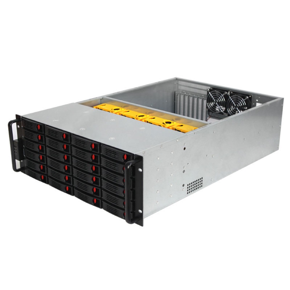 R466-24 4U 24-Bay Hot-Swap Storage Chassis - High Capacity