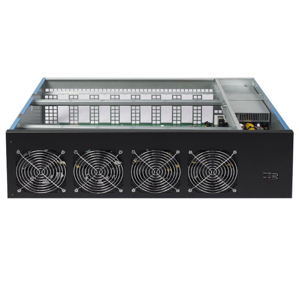 M466A-1 8-GPU Server System with 2400W PSU