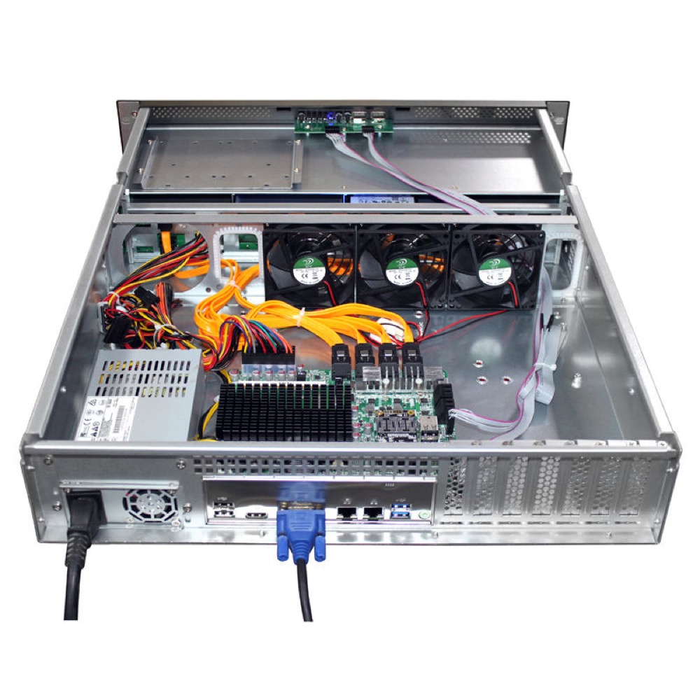 R255-8 2U Hot-Swap Storage Chassis with 10-Bay Option