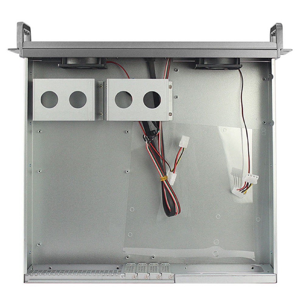 Industrial 2U 19 Inch Rackmount Chassis Model K240E for Micro ATX Motherboard with 4x3.5" HDD and ATX PSU in Stock