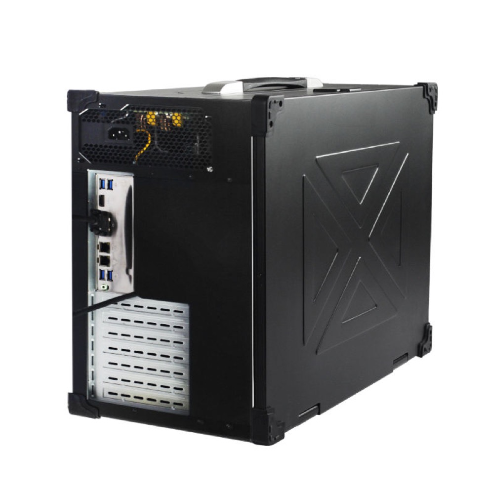 B4 Portable Industrial Panel Chassis with 17.3-inch Display