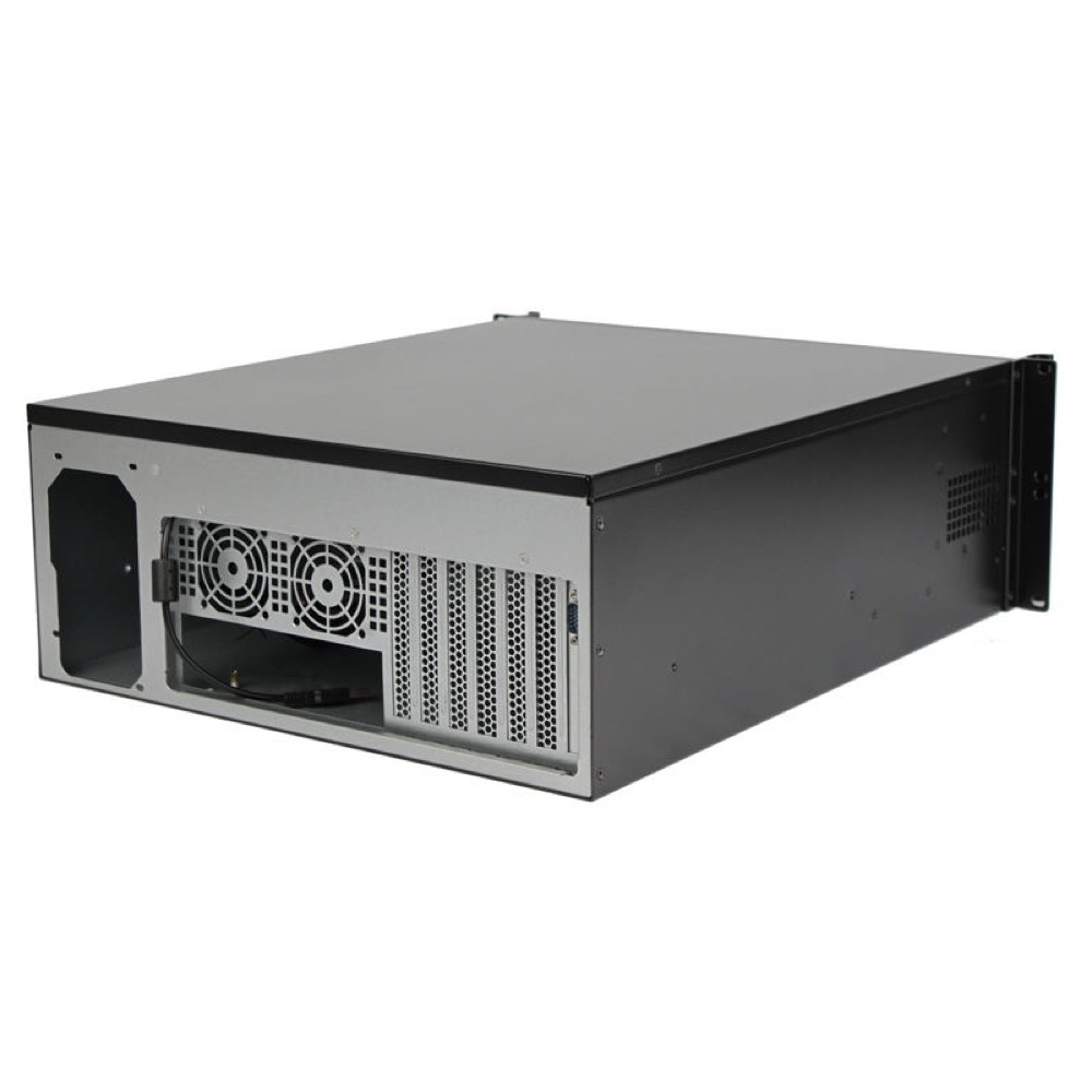 19 Inch Industrial Server Cases 4U Rack Mount Chassis with LCD and Keyboard Computer Accessories