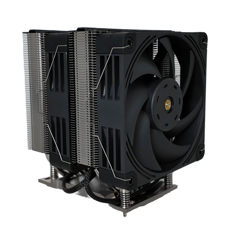 New SP6 Leopard CPU Server Radiator 4U Dual Tower Dual Fan 6 Heat Pipe Silent air Cooling