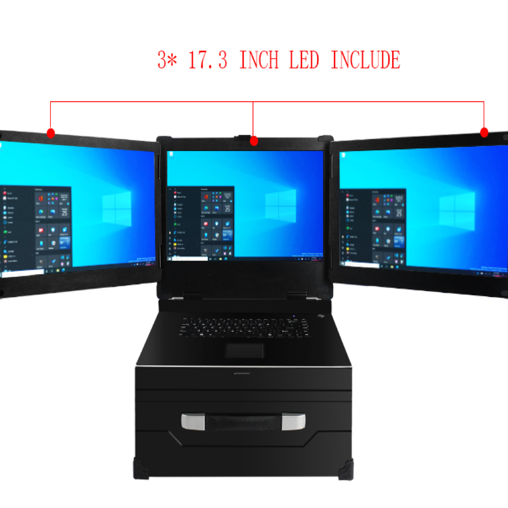 B43S Triple-LCD Industrial Tablet Chassis
