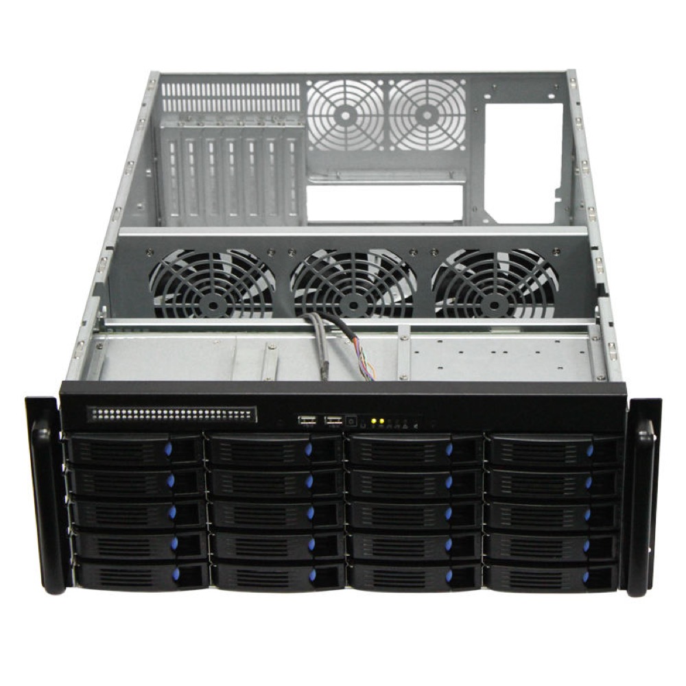 R466-20 4U 20-Bay SATA/SAS Hot-Swap Rackmount Chassis