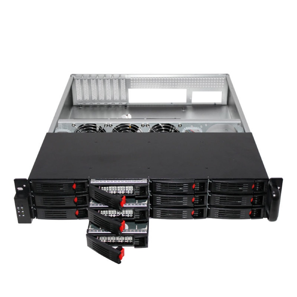 R255-12 2U 12-Bay Hot-Swap Storage Chassis