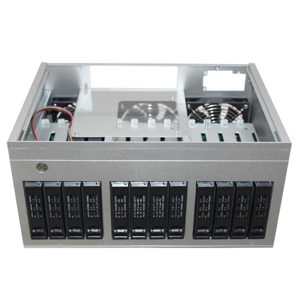 Hot Swap 12 Bays Network Attached Storage NAS Server Case Hot Swap ATX