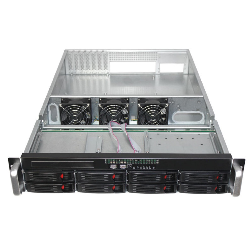 R266-8 2U Hot-Swap SATA/SAS Chassis with 10-Bay Storage