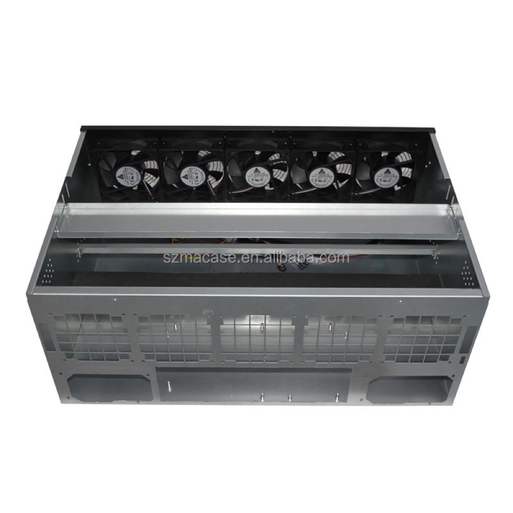 8W 6U GPU/AI Rackmount Chassis with 13-GPU Support