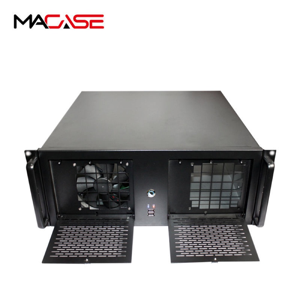Macase High Quality 4u Rackmount Server case with 2*12025fan 13*3.5inch HDD