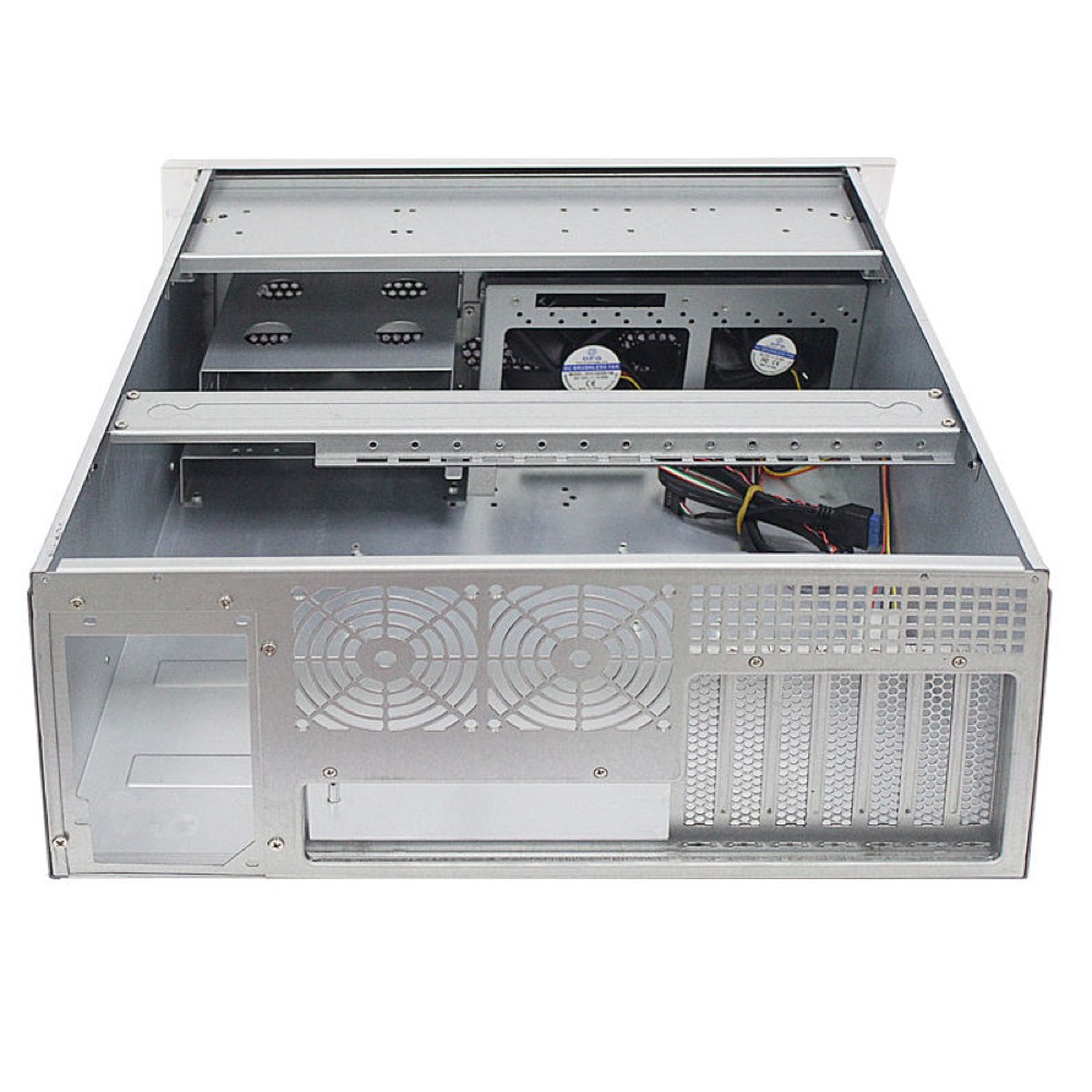4U Industrial Computer Rackmount Case with LCD IPC Server Compatible for Server Room or Industrial Applications