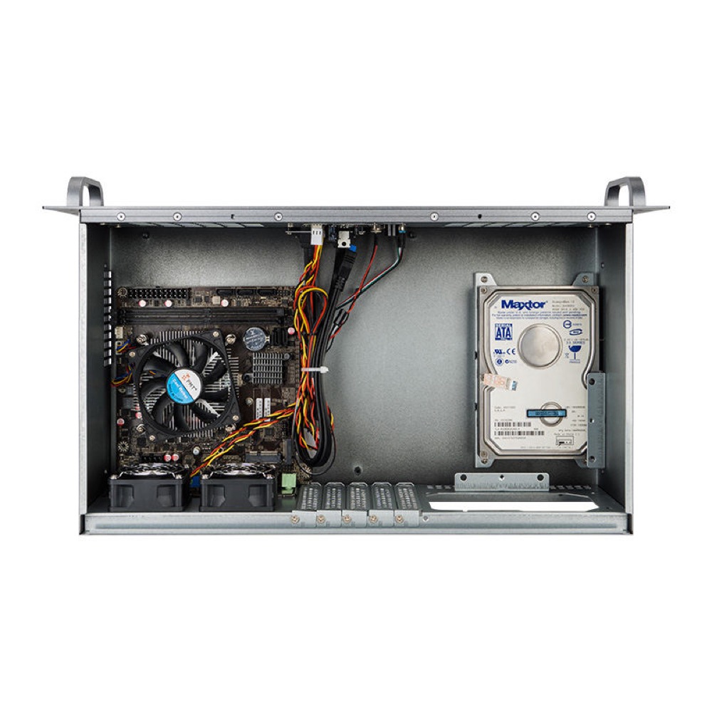 K325LD 3U Mini-ITX Rackmount Chassis with Temperature LCD