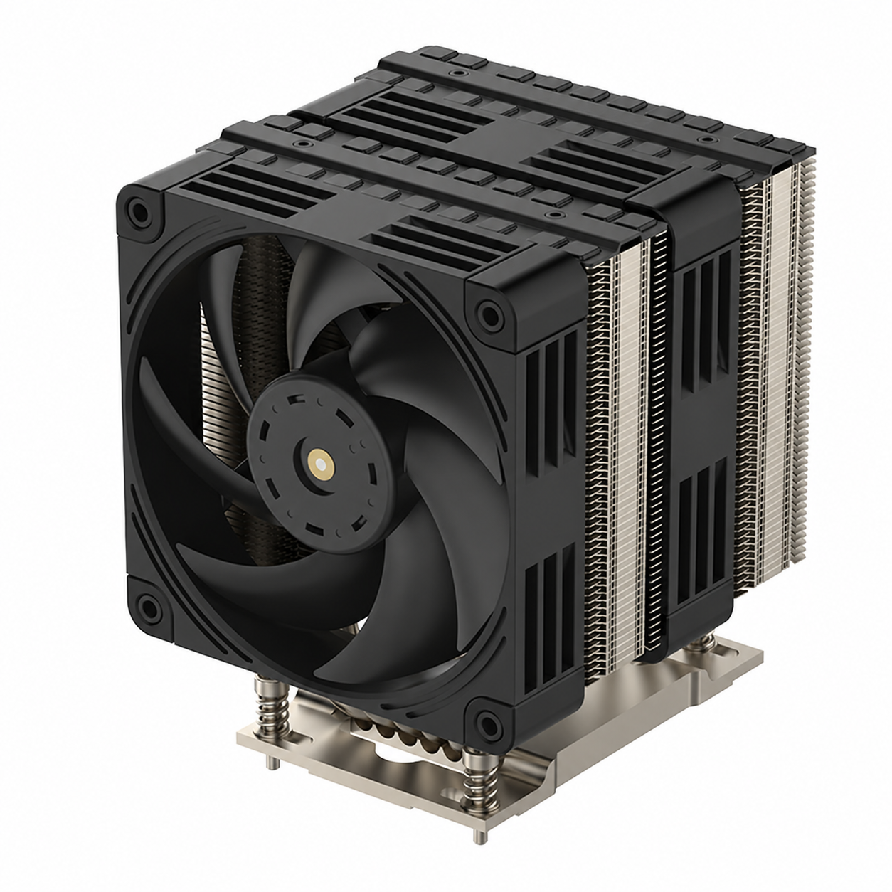 New SP6 Leopard CPU Server Radiator 4U Dual Tower Dual Fan 6 Heat Pipe Silent air Cooling