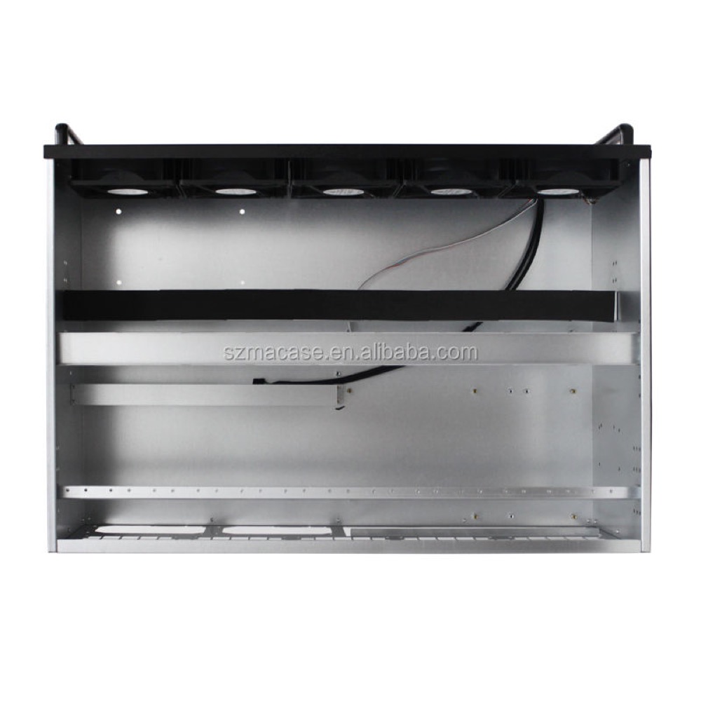 8W 6U GPU/AI Rackmount Chassis with 13-GPU Support