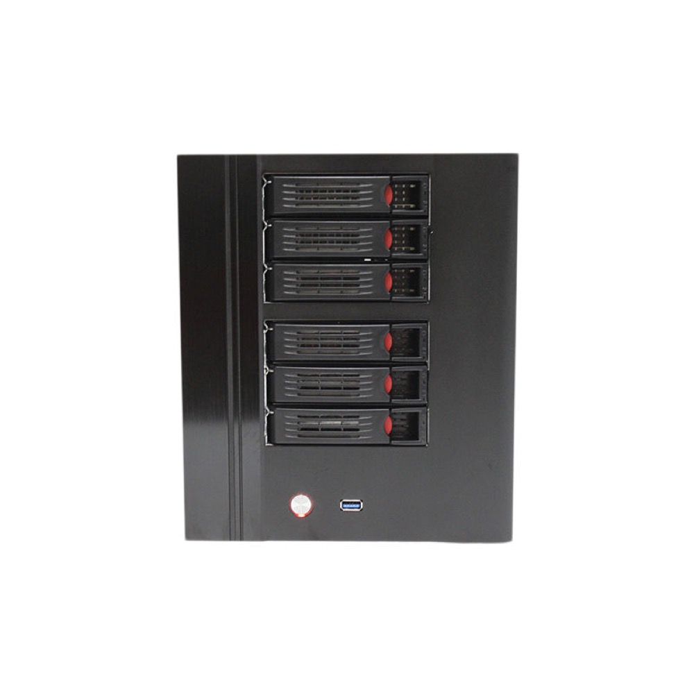 NAS 6bays Mini Tower Server Case Computer Case of Storage Rack Case
