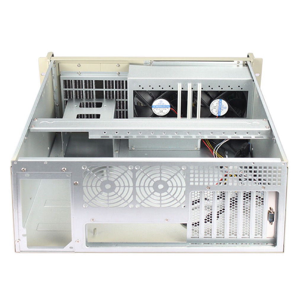K445LC 4U ATX Rackmount Chassis with 8.9-inch Touch Display