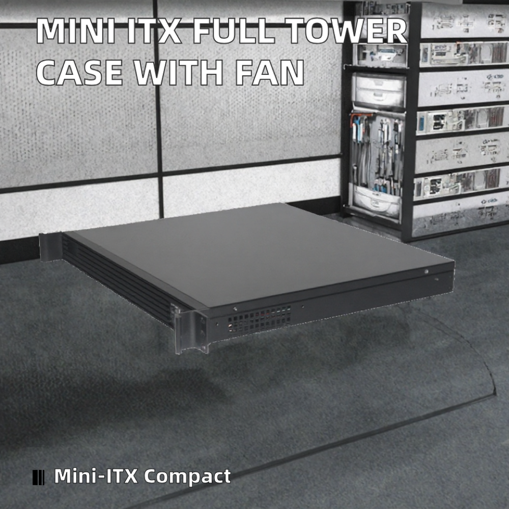 K139L 1U Mini-ITX Rackmount Chassis