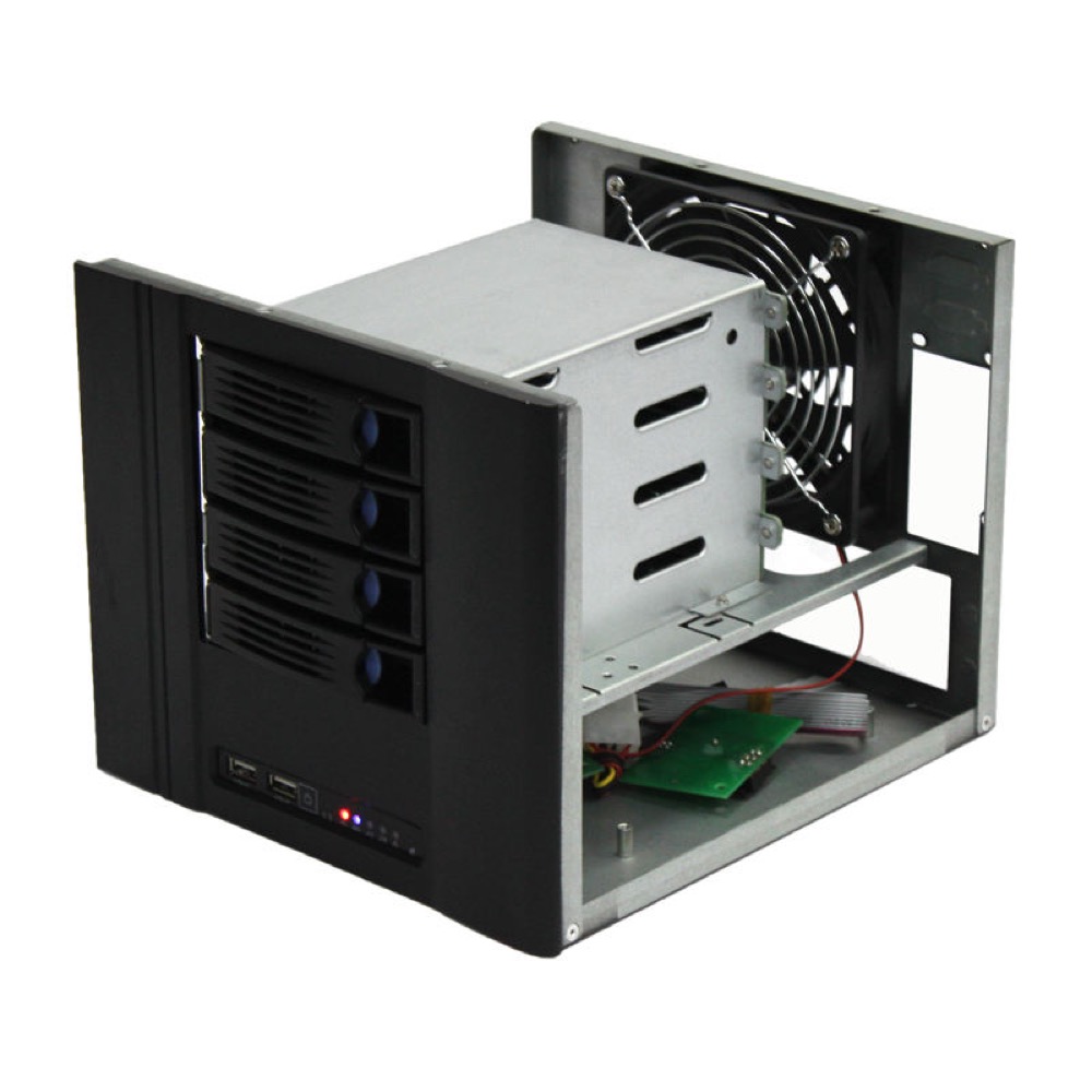 N4 4-Bay Mini-ITX Hot-Swap NAS Chassis
