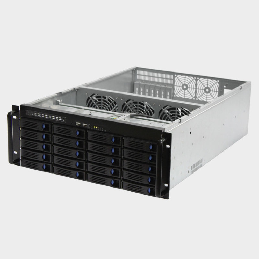 R466-20 4U 20-Bay SATA/SAS Hot-Swap Rackmount Chassis