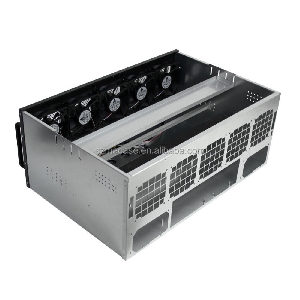 8W 6U GPU/AI Rackmount Chassis with 13-GPU Support