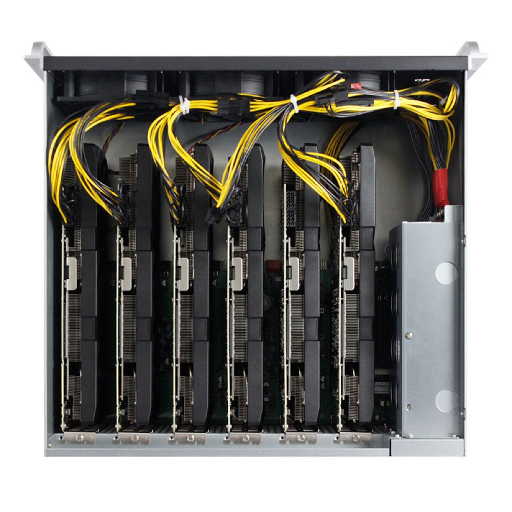 4U 6/8-GPU Rackmount Server System