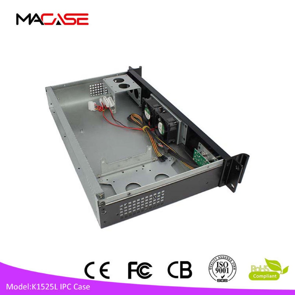 K1525L 1.5U Mini-ITX Dual-System Rackmount Chassis