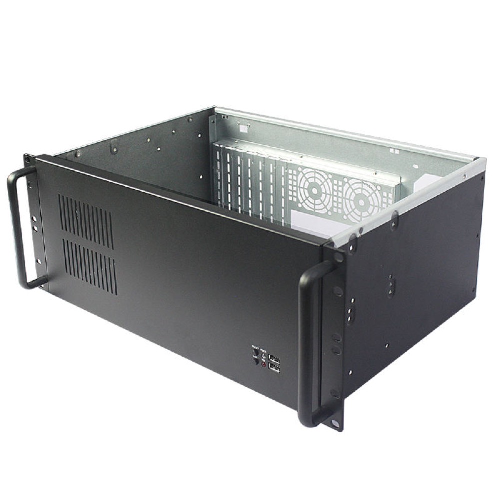 Good Price 4U K430FB 19 Inch Industrial Rackmount Chassis 7 Full Height Slots 3x3.5" HDD Support Application Servers Security