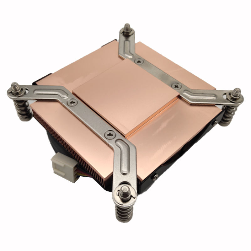 LGA2011/115X 1U Active Desktop Computer Cpu Radiator Temperature Control Fan Multi-platform Pure Copper Tube