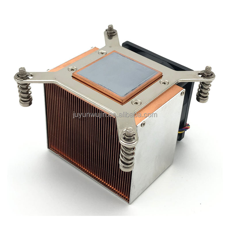COOLSERVER 115X 1155 1151 Pure Copper Desktop CPU Cooler Active Air Cooling Heat Sink for PC Heatsink
