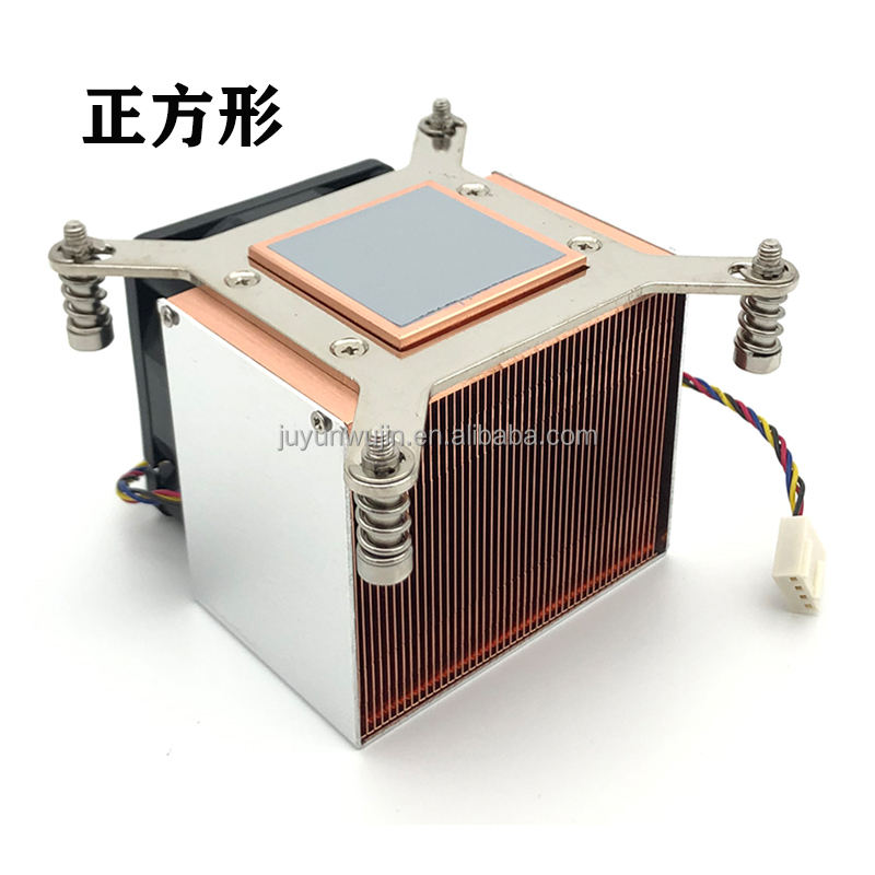 COOLSERVER 115X 1155 1151 Pure Copper Desktop CPU Cooler Active Air Cooling Heat Sink for PC Heatsink