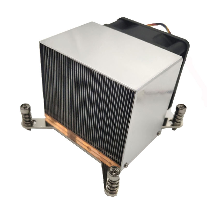 COOLSEVER CS-115X-2U6CA 115X Active Desktop CPU Cooler 12V Pure Copper Air Cooling Heat Sink 4Pin Double Ball Bearing 95W