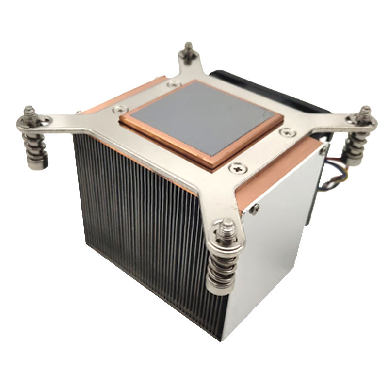 COOLSEVER CS-115X-2U6CA 115X Active Desktop CPU Cooler 12V Pure Copper Air Cooling Heat Sink 4Pin Double Ball Bearing 95W