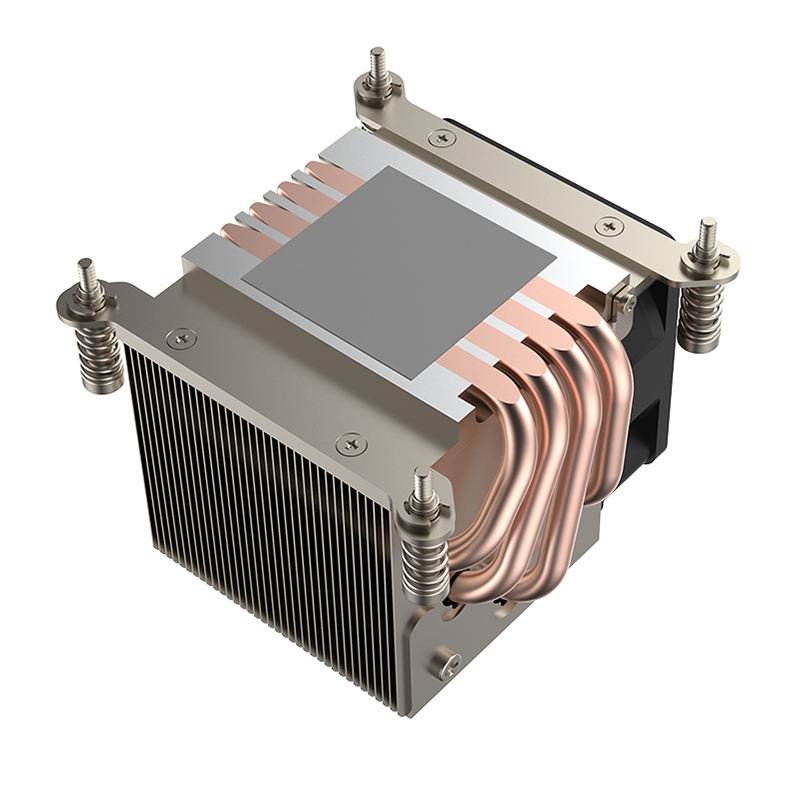 COOLSERVER Pure Copper 115X 1155 1151 LED Desktop CPU Radiator Fan 12V Rated Voltage Air & Liquid Style Active Cooling Heat Sink