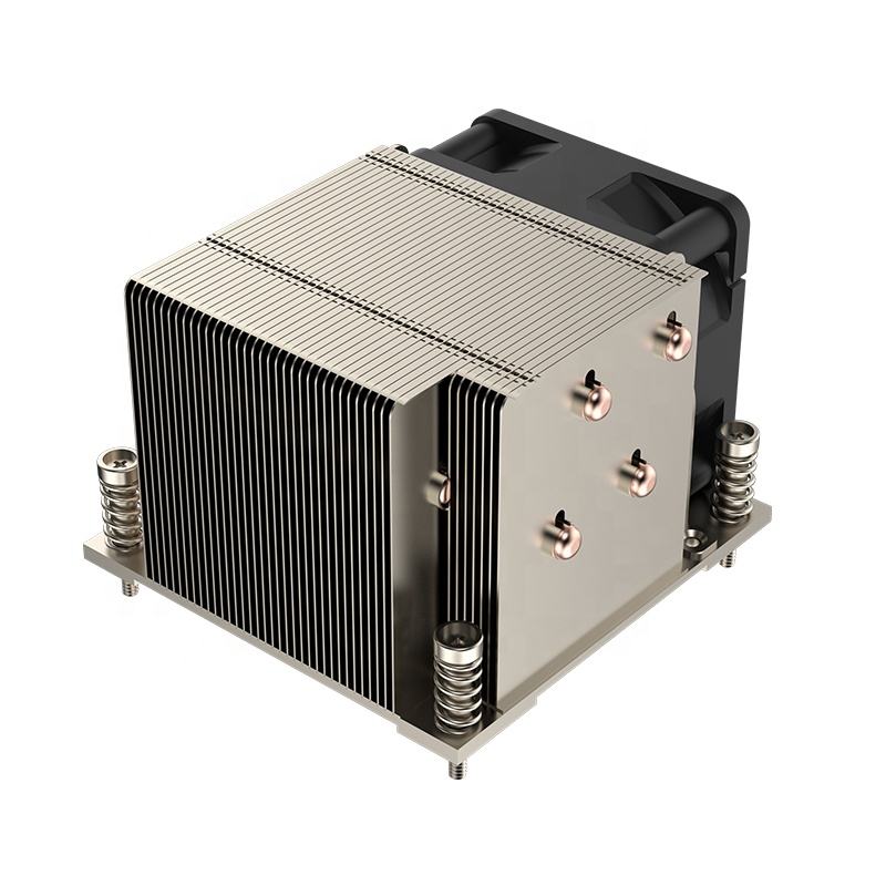 COOLSERVER Active Desktop CPU Cooler 115X 1155 1151 Connector 12V Radiator Fan Pure Copper Air Cooling Heat Sink TDP180W