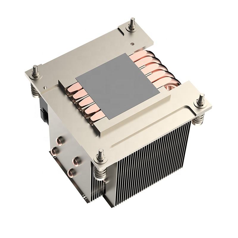 COOLSERVER Active Desktop CPU Cooler 115X 1155 1151 Connector 12V Radiator Fan Pure Copper Air Cooling Heat Sink TDP180W