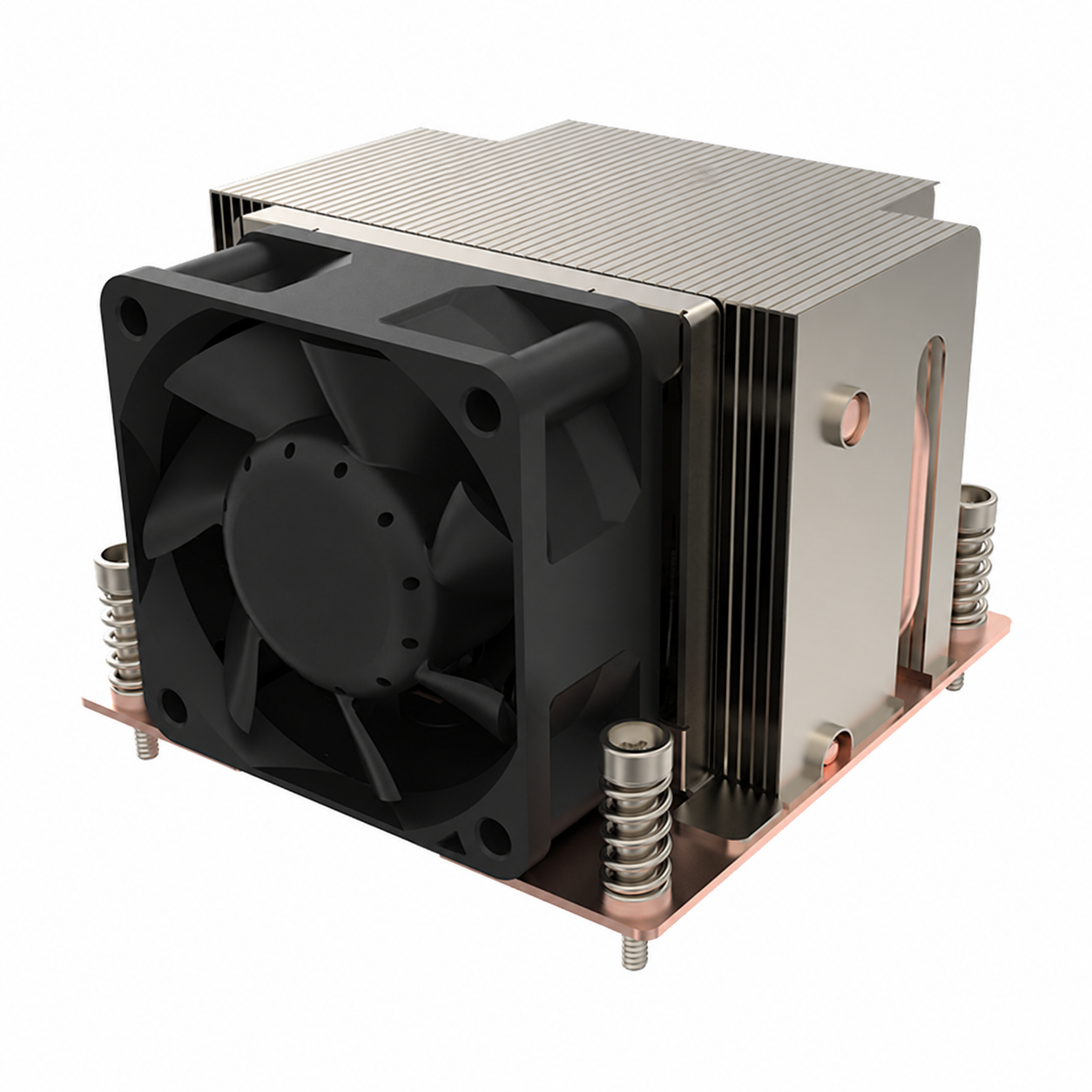 COOLSERVER 115X/1200 Thin Heat Sink Silent Processor Radiator Air Cooling 4Pin Pure Copper Aluminum for Computer Computer Case