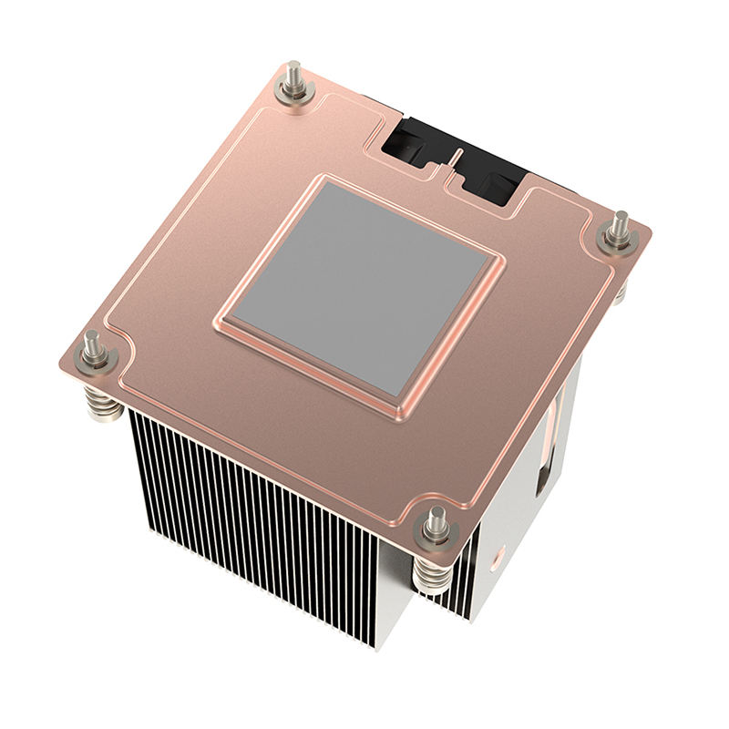 COOLSERVER 115X/1200 Thin Heat Sink Silent Processor Radiator Air Cooling 4Pin Pure Copper Aluminum for Computer Computer Case
