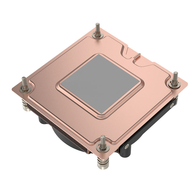 COOLSERVER 1700 Pure Copper Thin Heat Sink New Air Cooling Thermal Paste 4Pin Connector 3Pin PWM for Intel CPU Server Fan