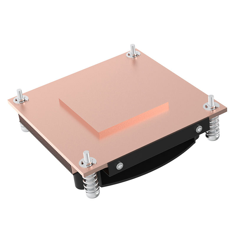 LGA1700 Thin Shovel Desktop Computer Cpu Server Radiator Fan Pure Copper New Air-cooled Blower
