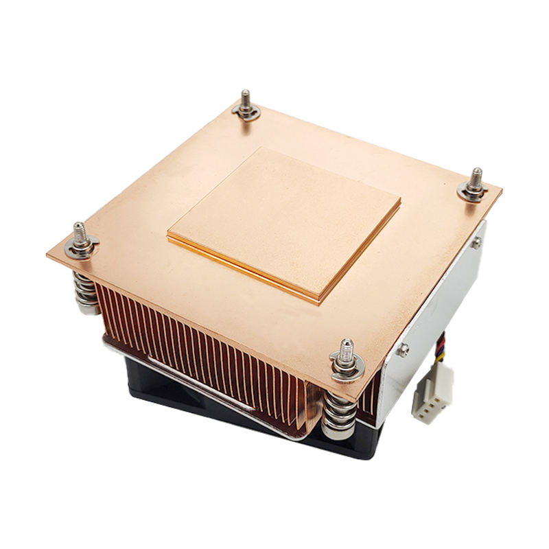 LGA1700 2U3C 12th Generation Intel Platform CPU Leopard Copper Shovel Teeth PWM Speed Control Air Laptop Radiator Fan Heat Sink