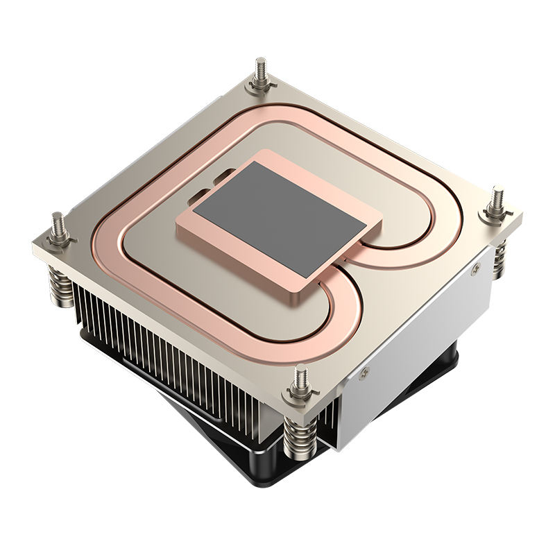 COOLSERVER LGA1700 2U3CA 12th Generation CPU Server Radiator Pure Copper Shovel Teeth Heat Sink Temperature Control Fan
