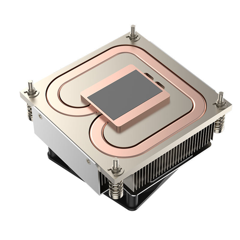 COOLSERVER LGA1700 2U3CA 12th Generation CPU Server Radiator Pure Copper Shovel Teeth Heat Sink Temperature Control Fan