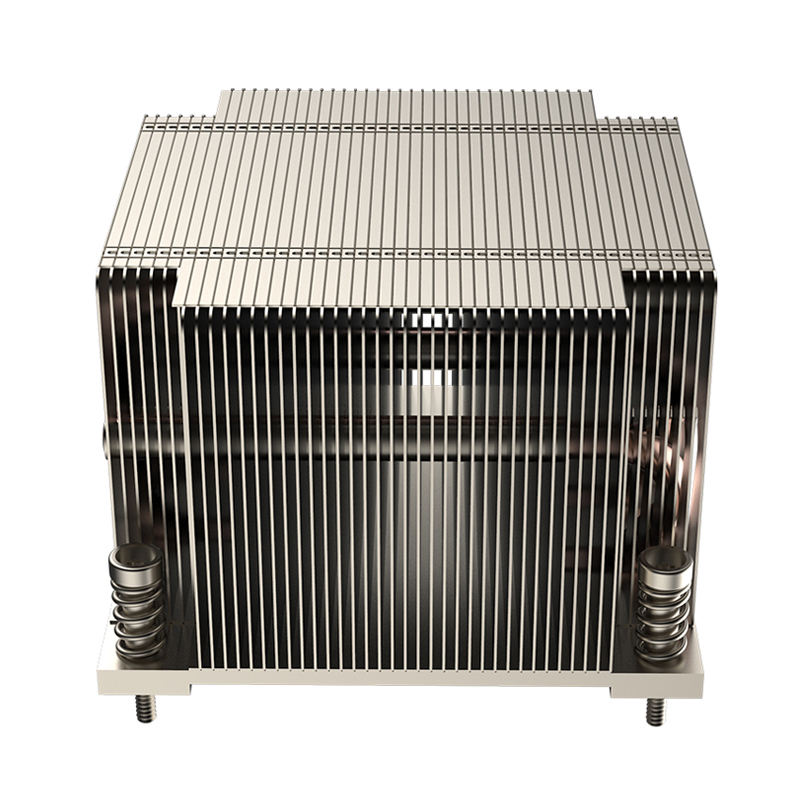 Intel LGA1700 Desktop CPU Server Radiator Fan with LED Copper Heat Pipe Aluminum PC Chassis Cooling Feature 2U Desktop Computer