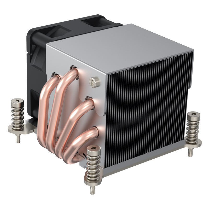 COOLSERVER 1700 2UR63 Universal Server CPU Cooler Air Cooling 4 Heat Pipes Heat Sink Server Cooler TDP 165W